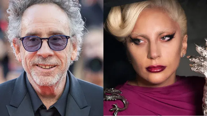 Tim Burton and Lady Gaga